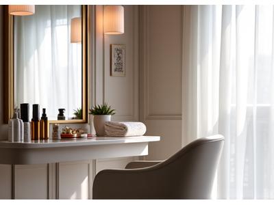 Eleganckie stanowisko fryzjerskie w salonie Lilien Spa